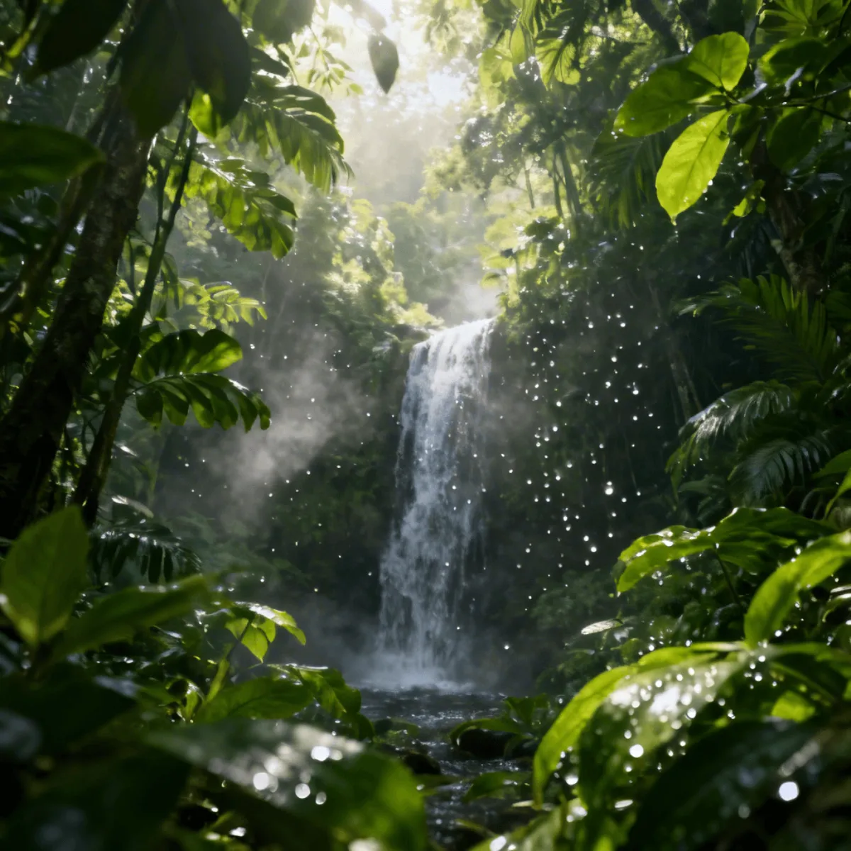 Free Jungle Waterfall to Edit Online