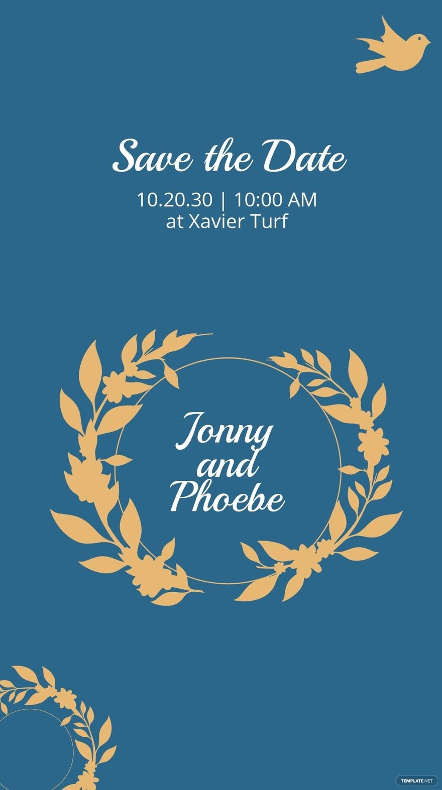 Free Save The Date Instagram Story Template