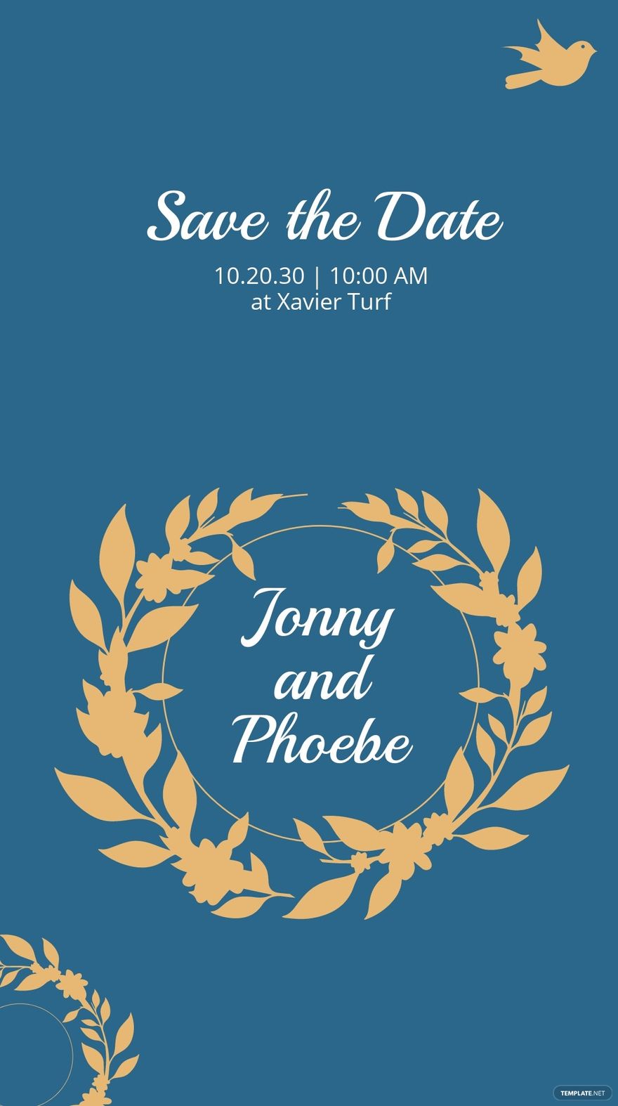 Save The Date Snapchat Geofilter Template