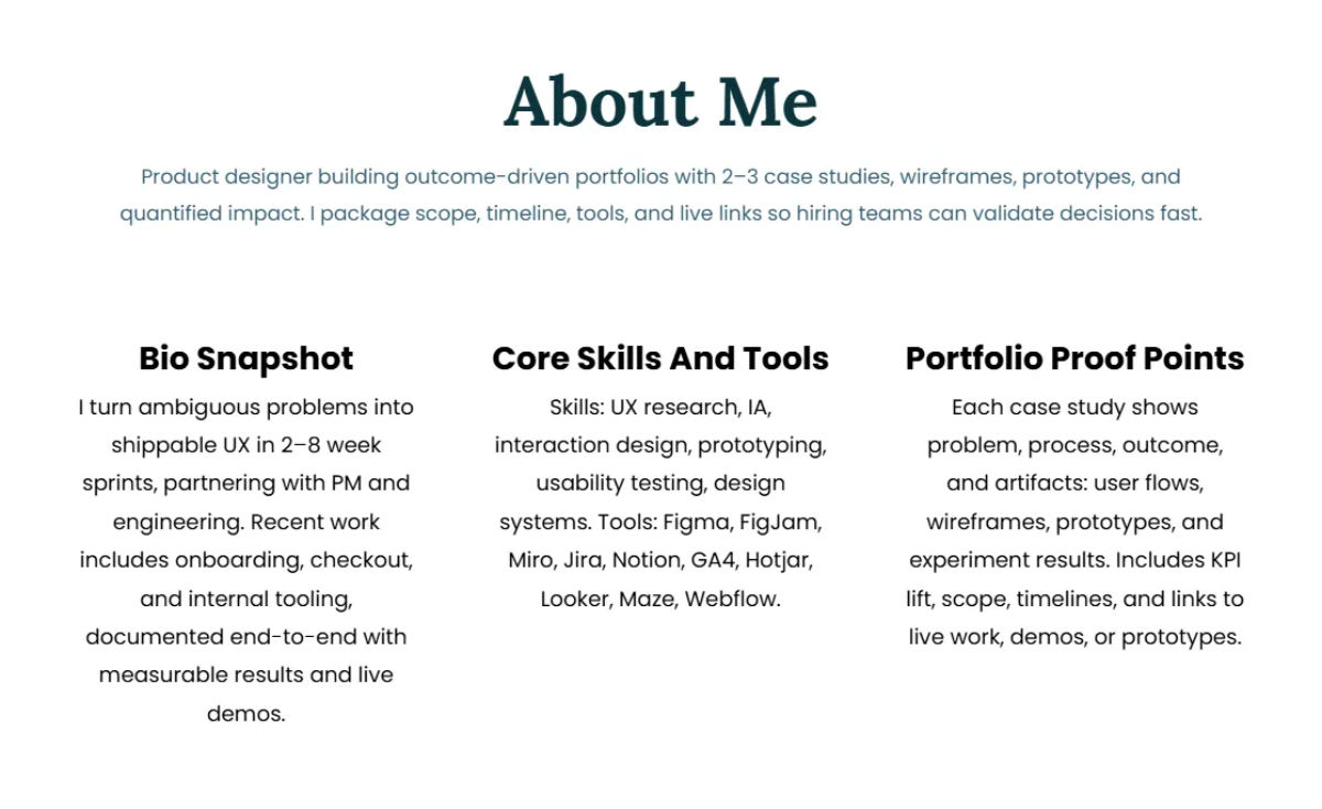 Free Product Design Portfolio Template to Edit Online
