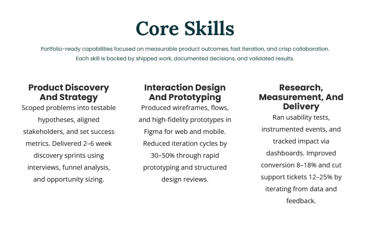 Free Product Design Portfolio Template to Edit Online