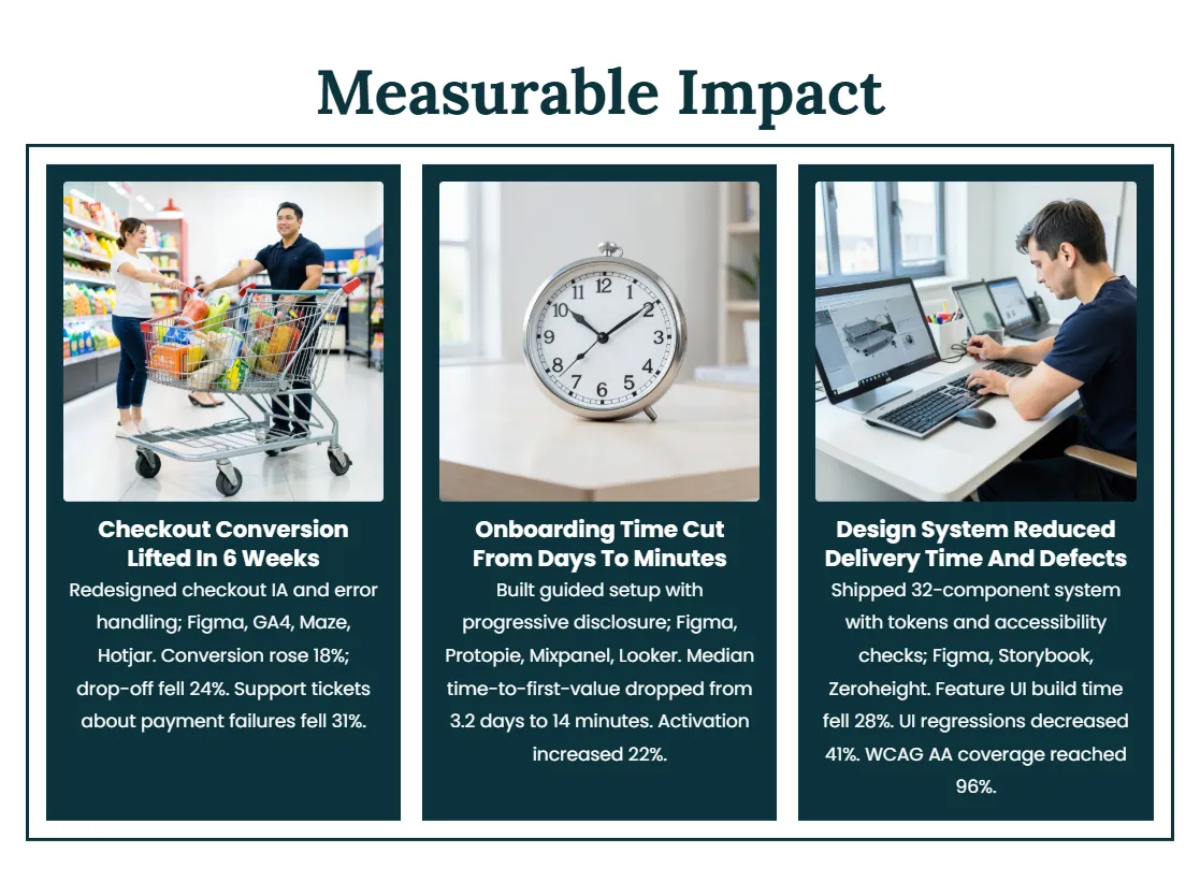 Free Product Design Portfolio Template to Edit Online