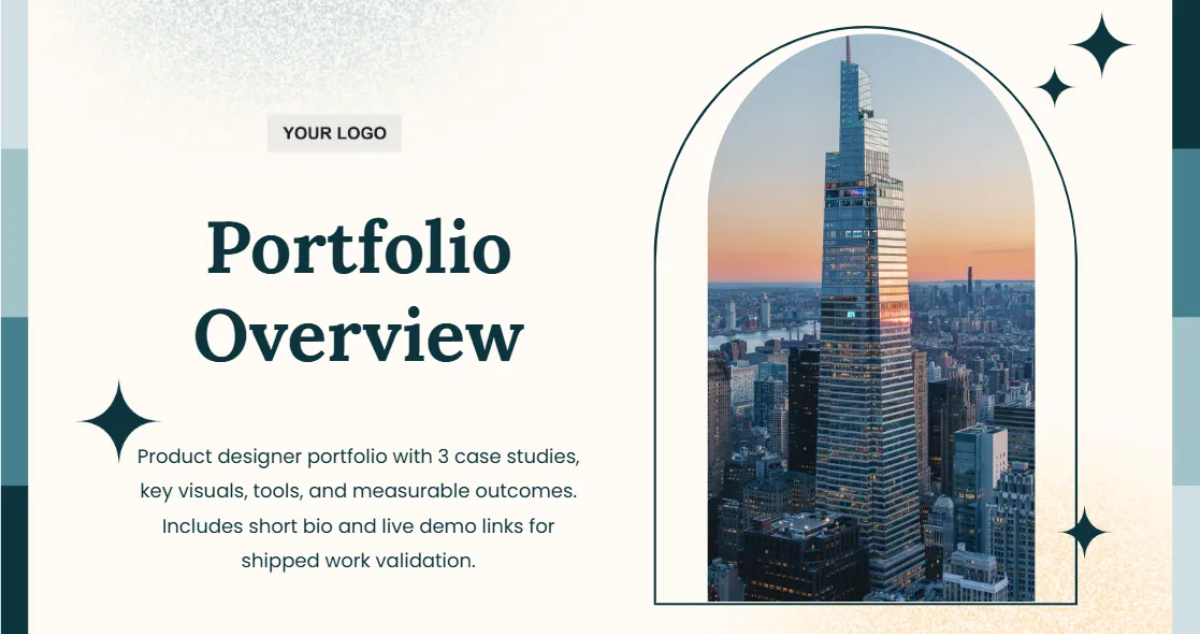 Free Product Design Portfolio to Edit Online Free Product Design Portfolio to Edit Online