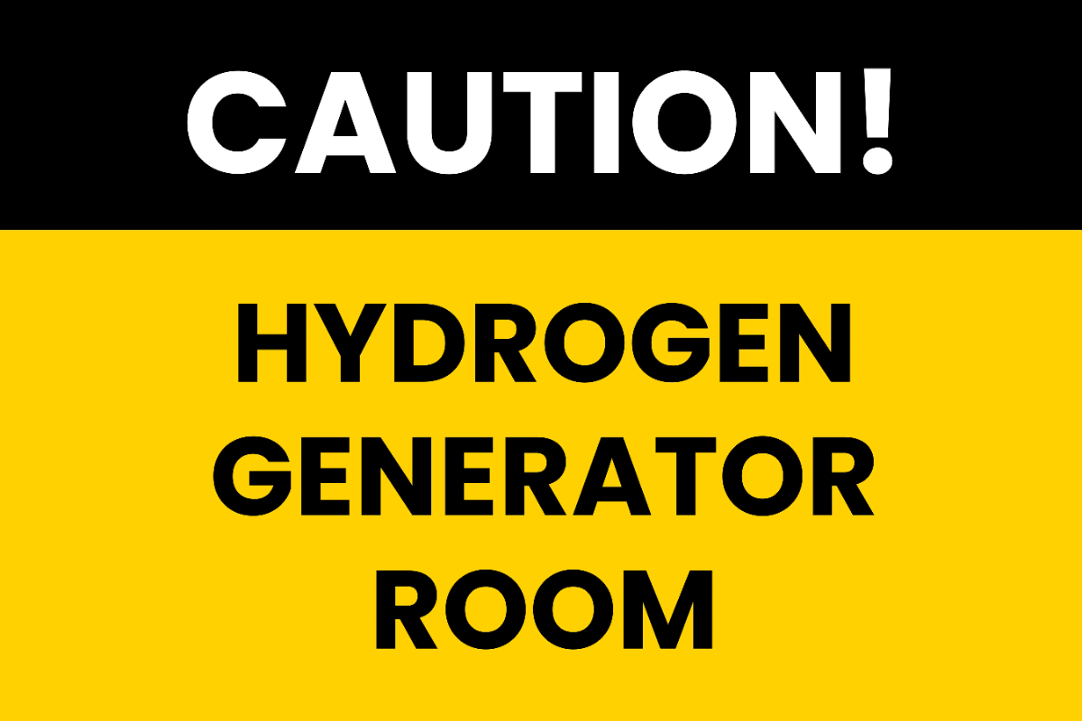 Free Hydrogen Generator Room Power Plant Sign Template to Edit Online