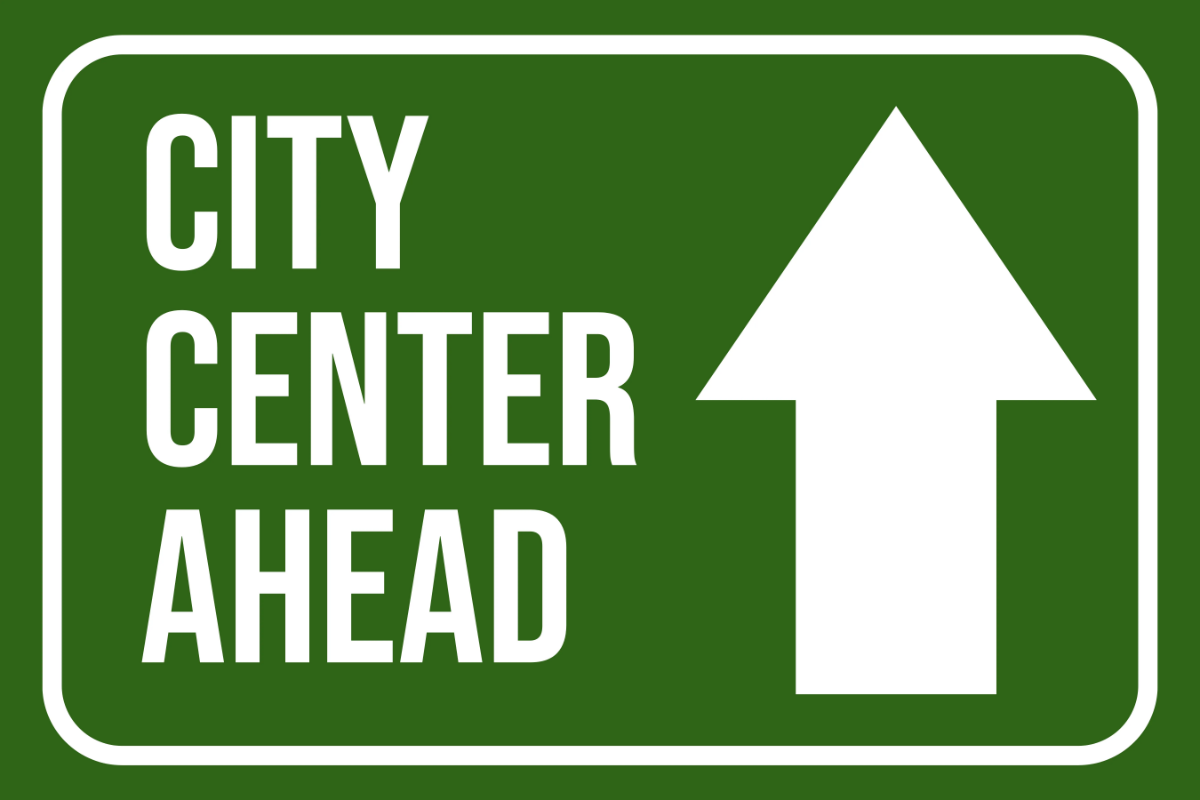 Free City Center Tourism Sign Template to Edit Online