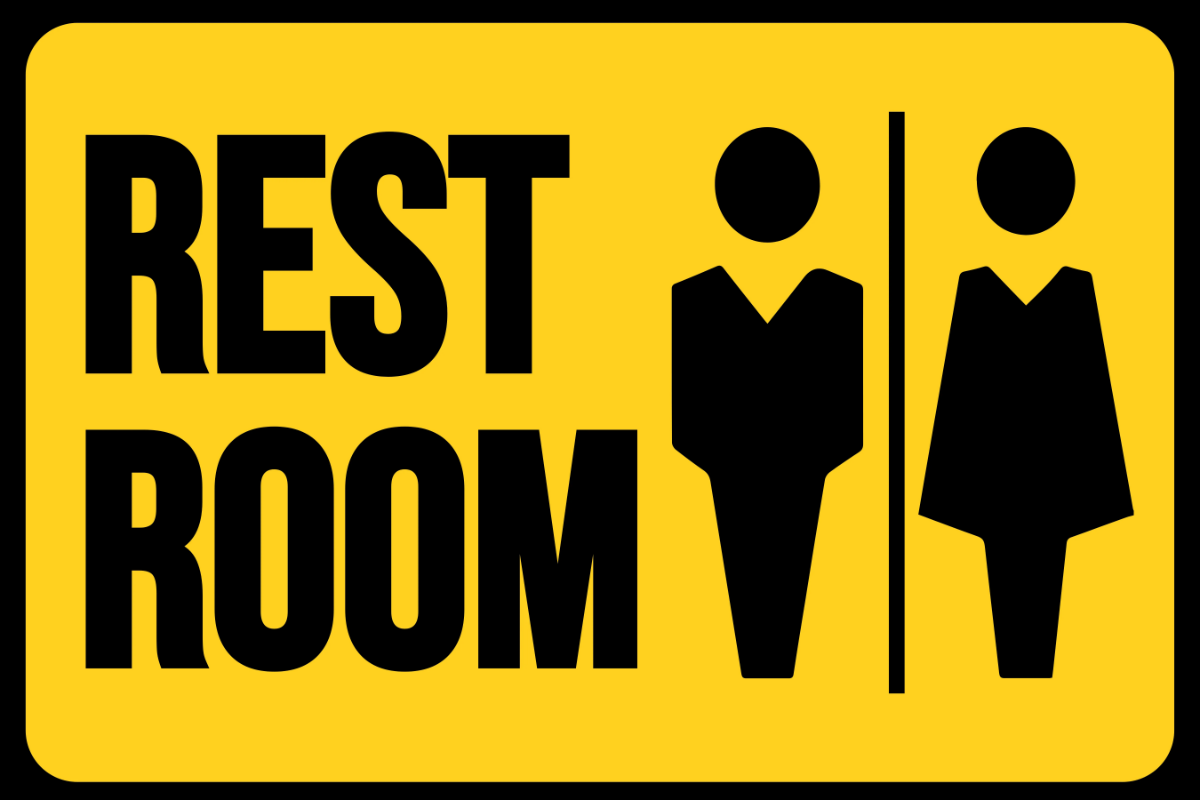 Free Public Restroom Tourism Sign Template to Edit Online