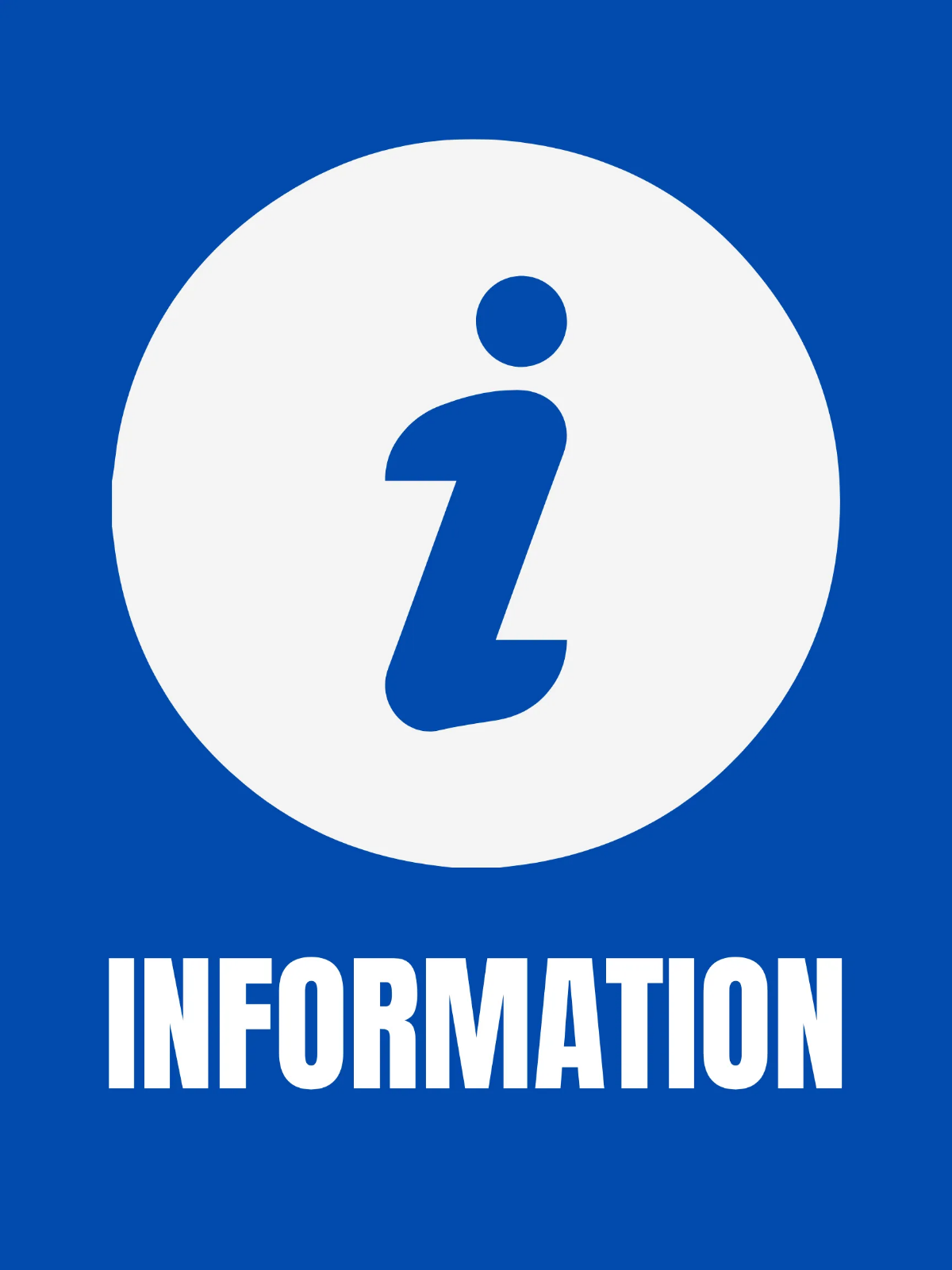 Free Information Booth Tourism Sign Template to Edit Online