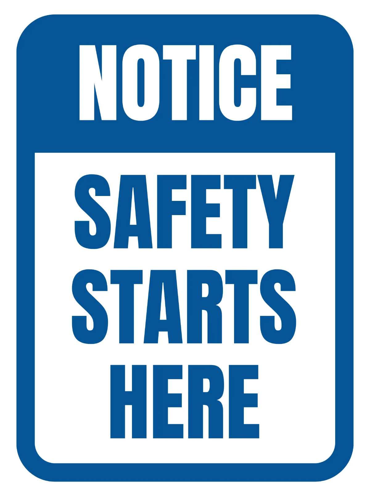 Free Safety Notice Tourism Sign Template to Edit Online