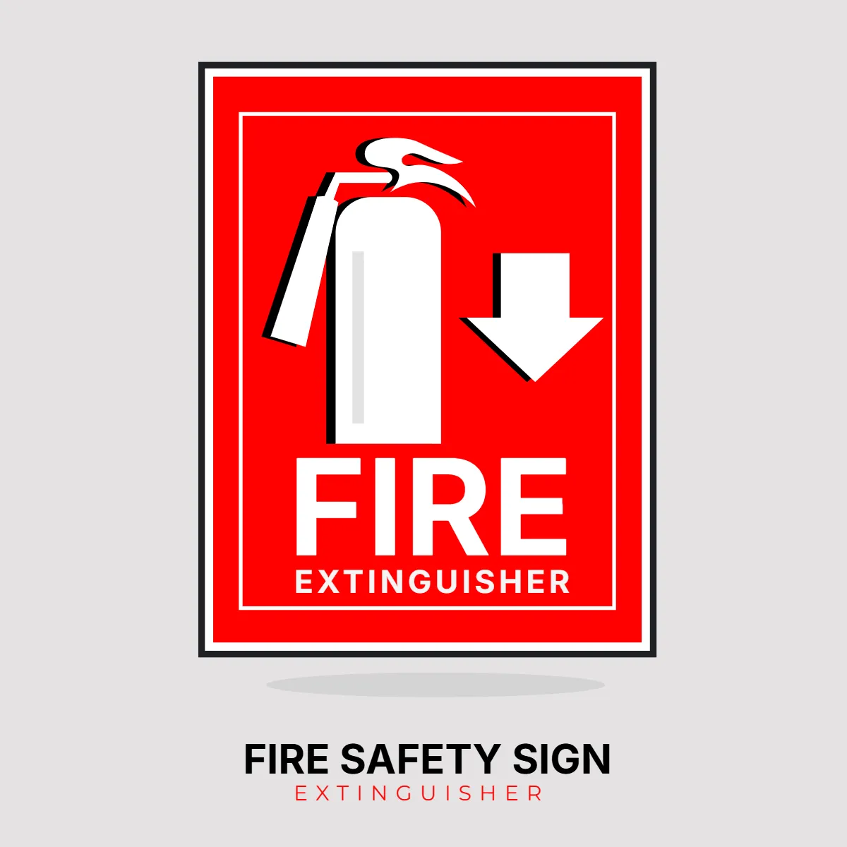 Free Fire Safety Sign Clip Art Template to Edit Online