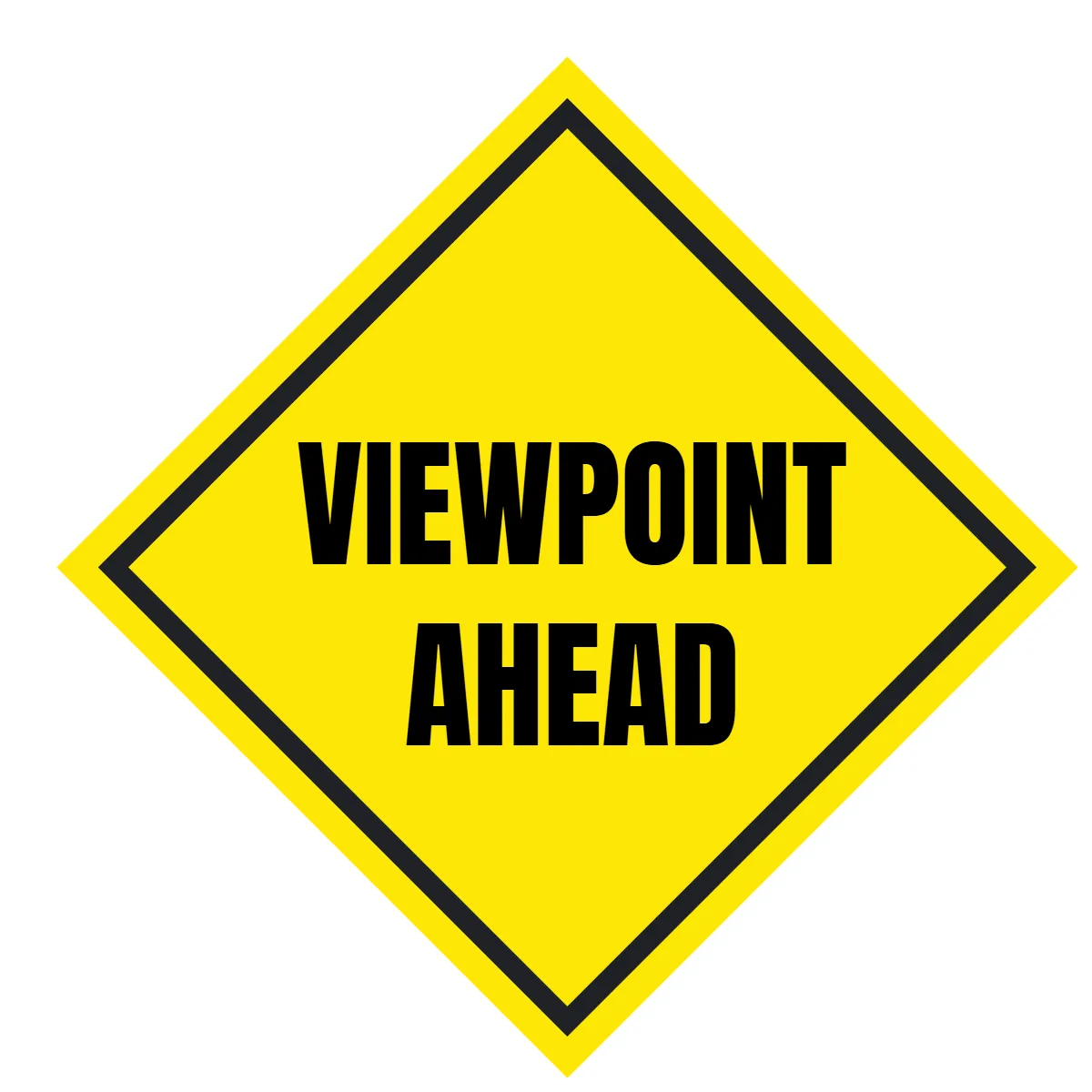 Free Viewpoint Tourism Sign Template to Edit Online