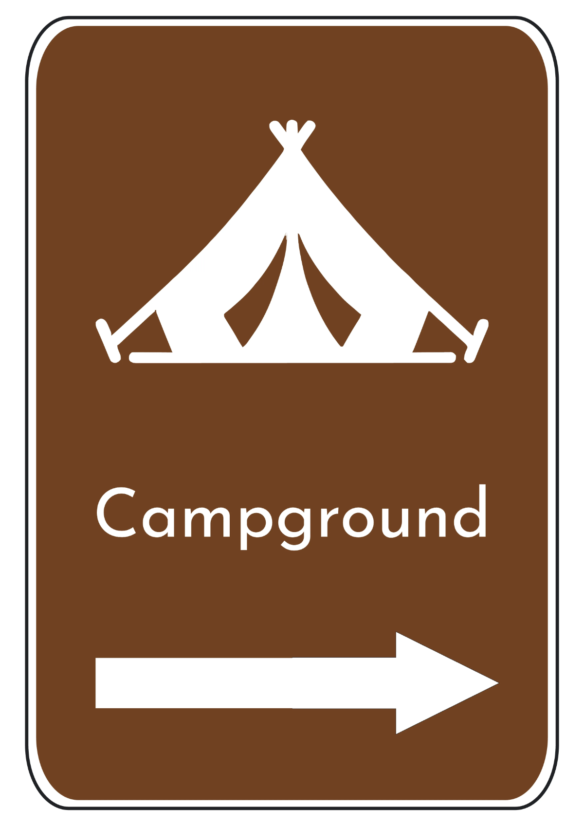 Free Campground Tourism Sign Template to Edit Online