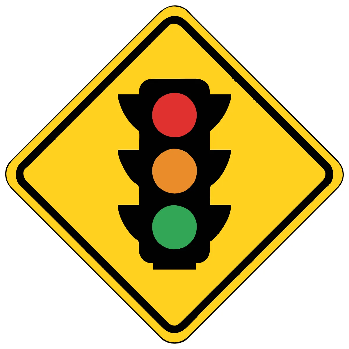 Free Traffic Signal Ahead Road And Traffic Sign Template to Edit Online Free Traffic Signal Ahead Road And Traffic Sign Template to Edit Online