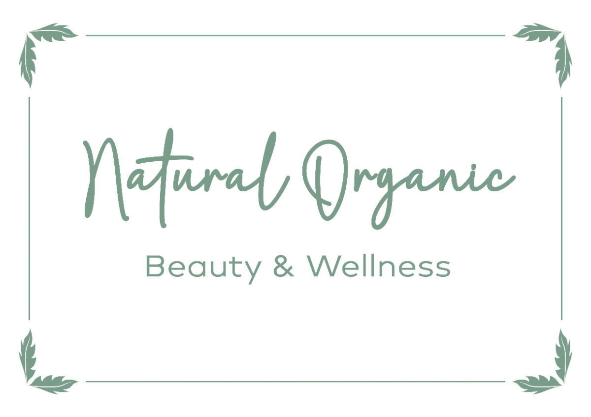 Free Natural Organic Beauty And Wellness Sign Template to Edit Online