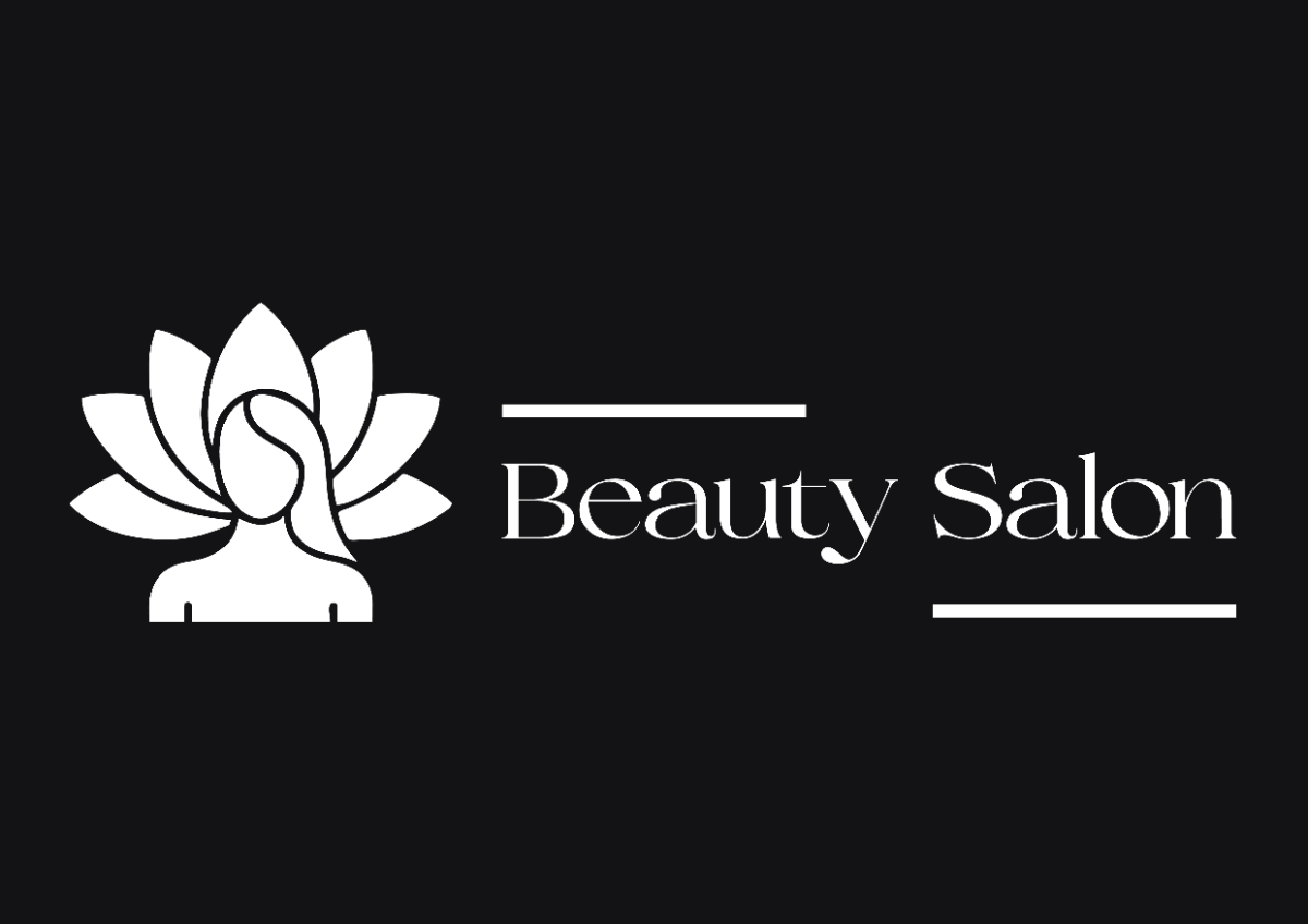 Free Modern Black & White Beauty And Wellness Sign Template to Edit Online