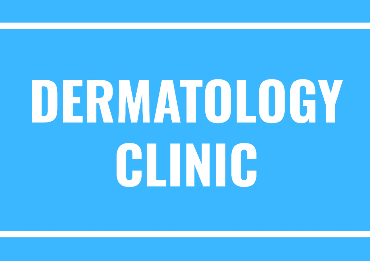 Free Dermatology Center Beauty And Wellness Sign Template to Edit Online