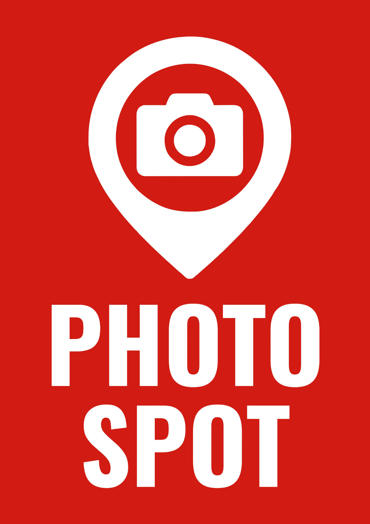Free Photo Spot Tourism Sign Template to Edit Online