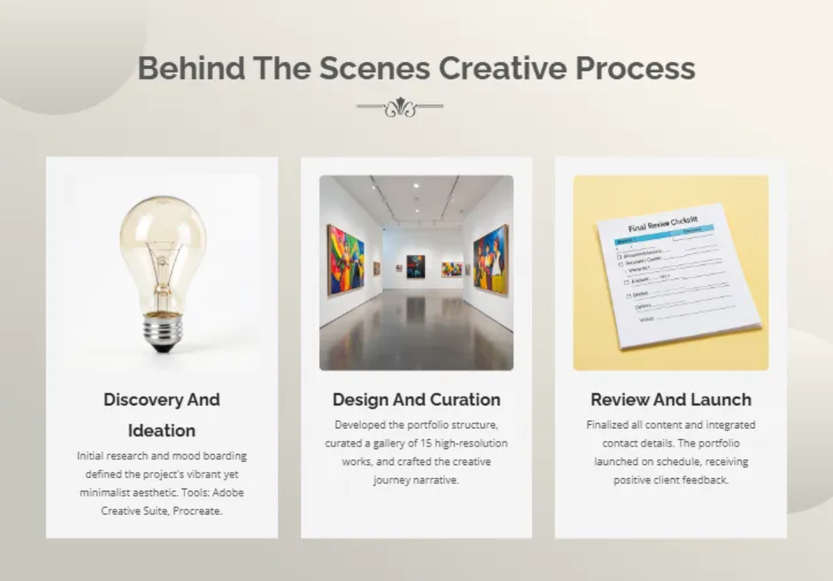 Free Artist Portfolio Minitheme Template to Edit Online