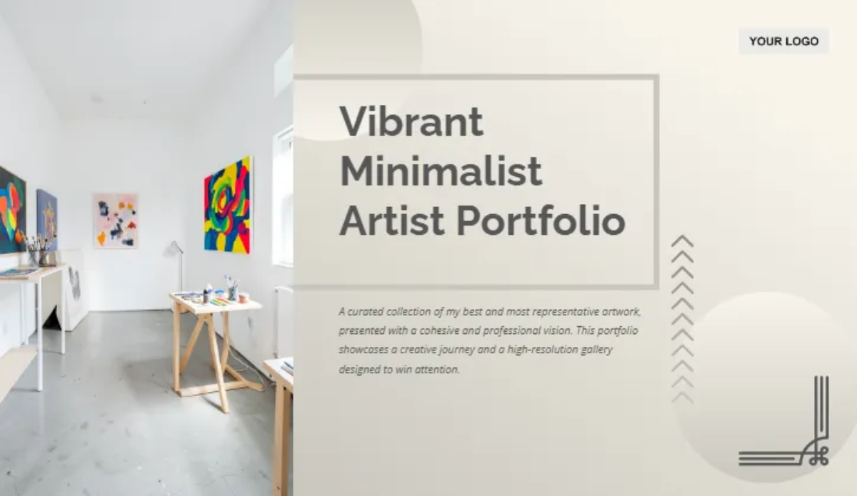 Free Artist Portfolio Minitheme Template to Edit Online