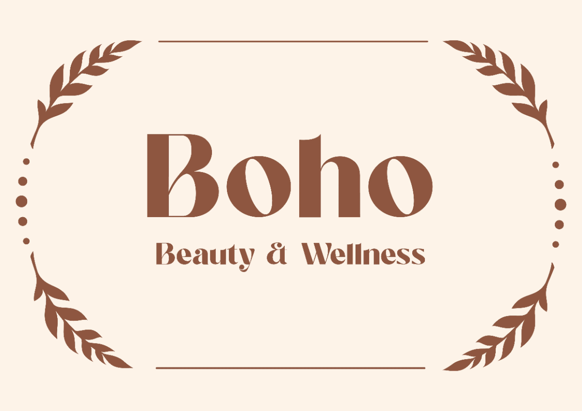 Free Boho Beauty And Wellness Sign Template to Edit Online