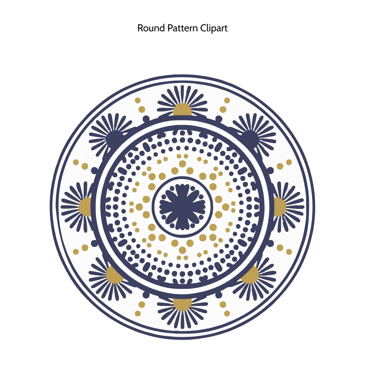 Free Round Pattern Vector Clipart (PNG, SVG) to Edit Online