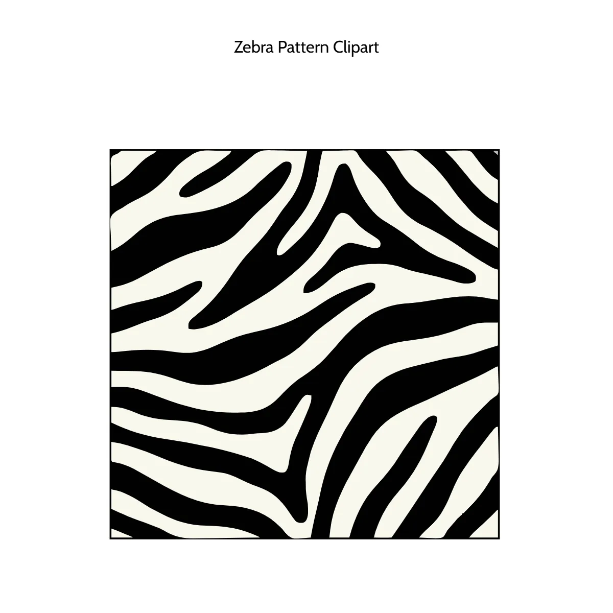 Free Zebra Pattern Vector Clipart (PNG, SVG) to Edit Online