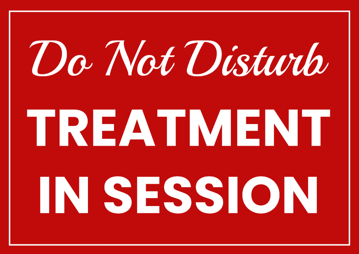 Free Do Not Disturb Beauty And Wellness Sign Template to Edit Online