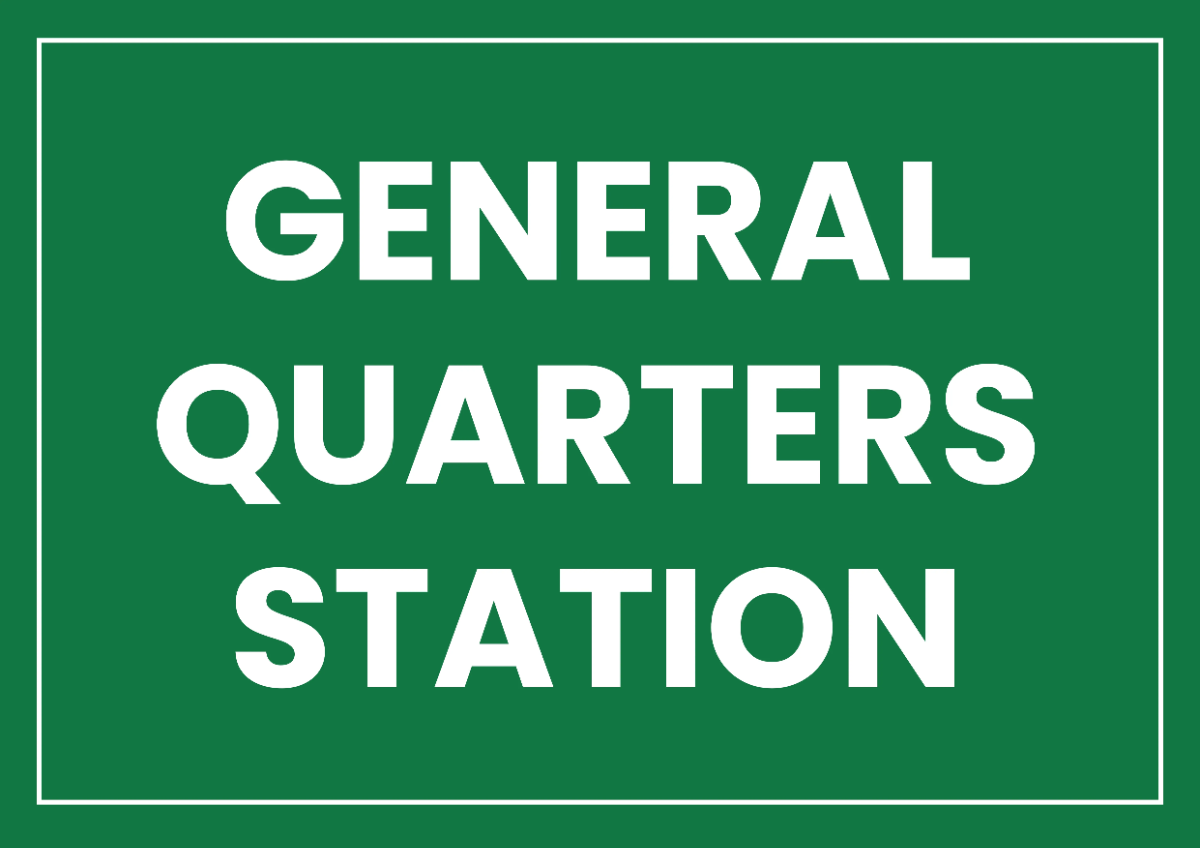 Free Quarters Station Security Forces Sign Template to Edit Online
