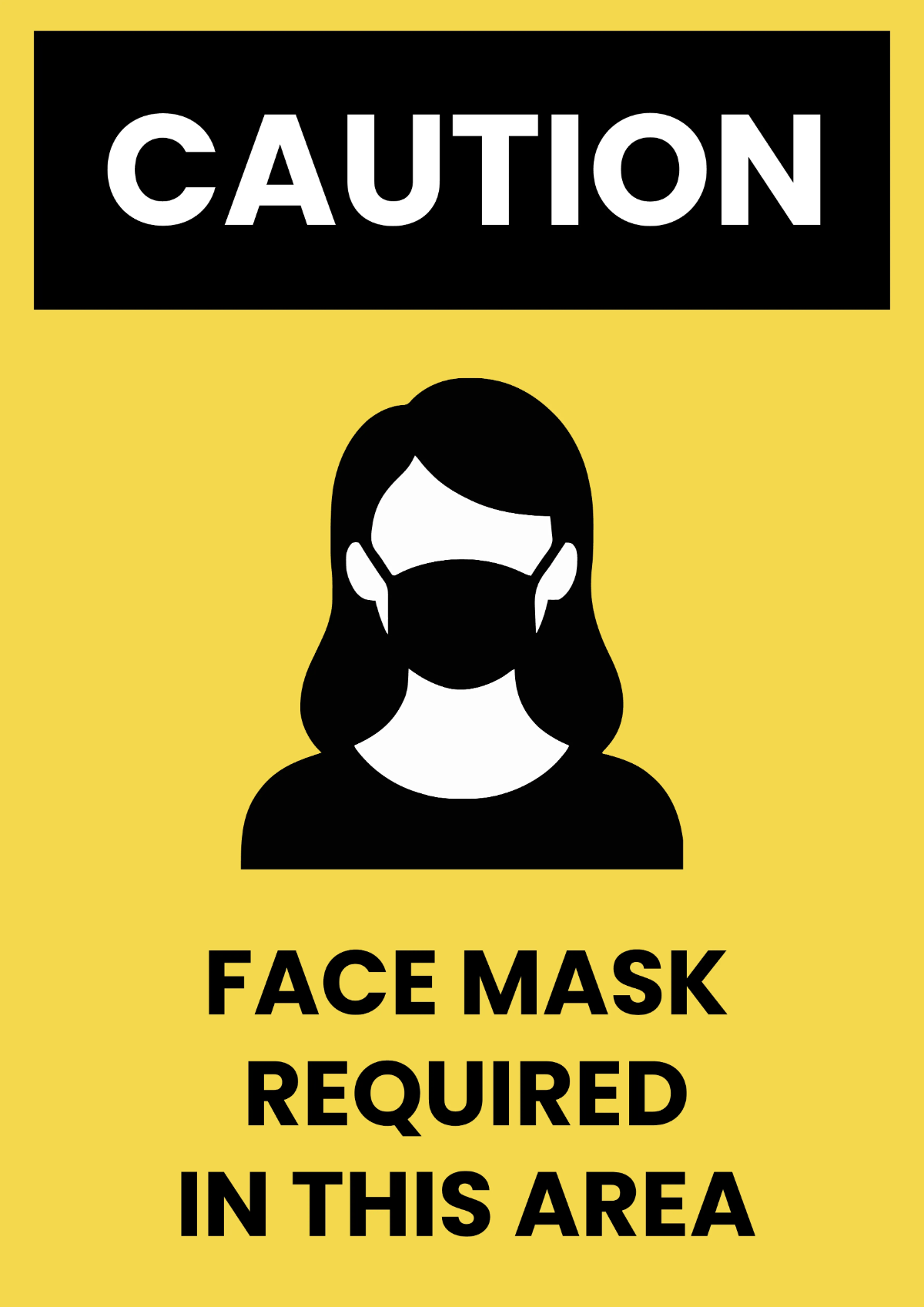 Free Masks Required During Treatment Beauty And Wellness Sign Template to Edit Online