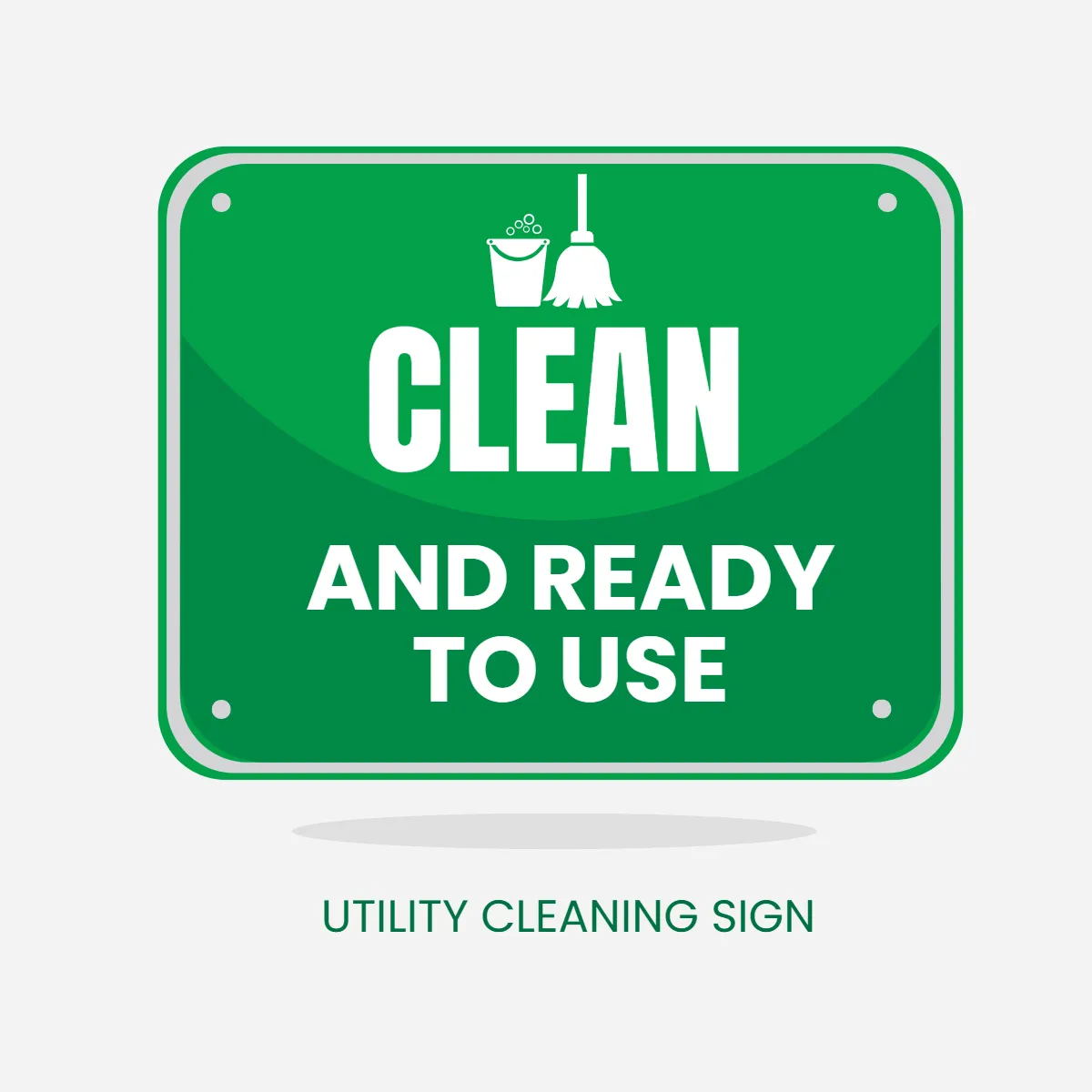 Free Utility Cleaning Ready For Use Sign Clip Art Template to Edit Online Free Utility Cleaning Ready For Use Sign Clip Art Template to Edit Online