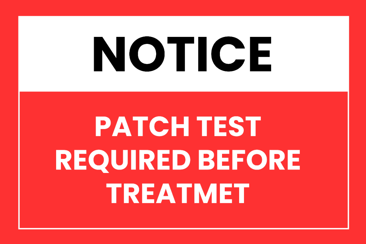 Free Patch Test Required Before Treatment Sign Template to Edit Online