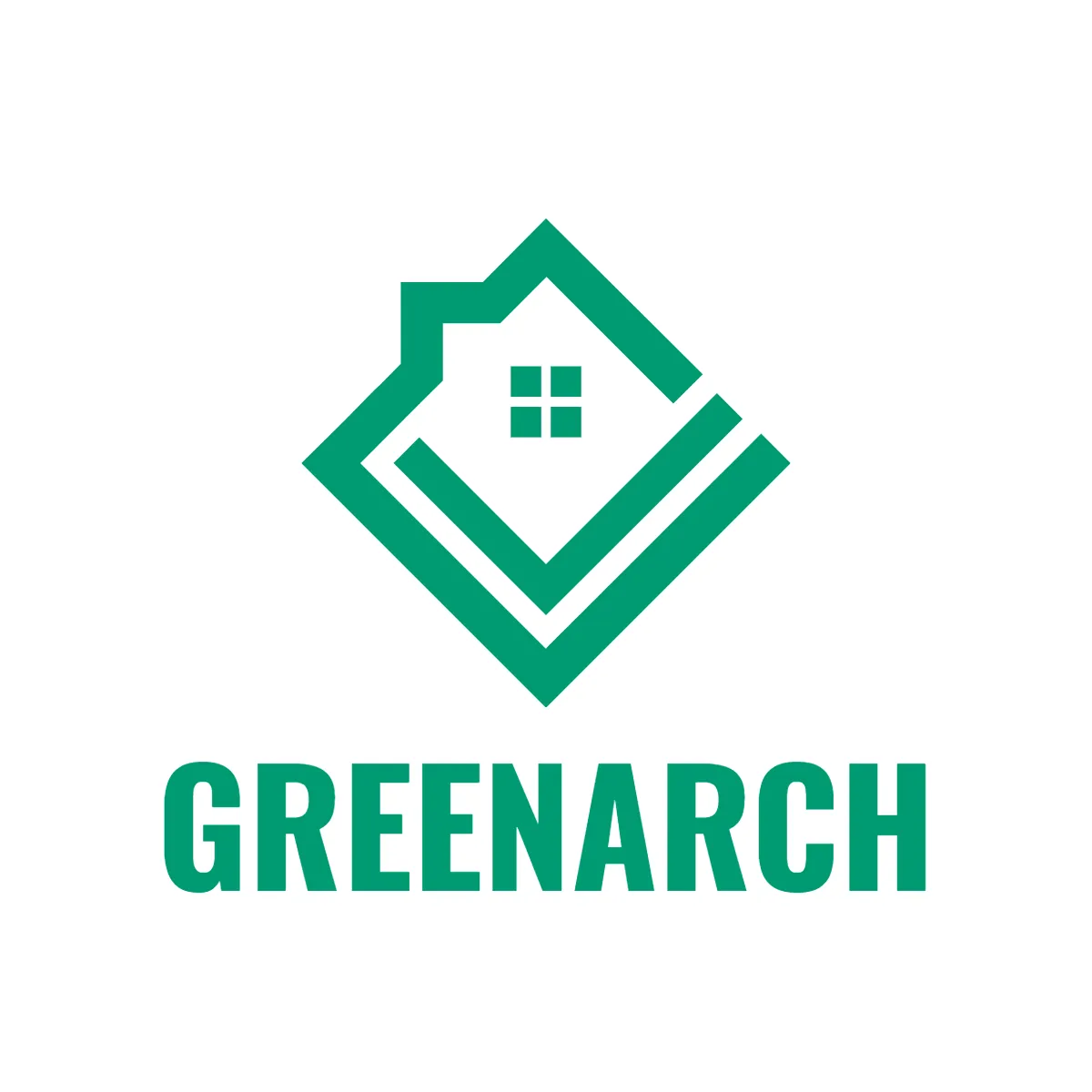 Free Green Building Logo Template to Edit Online