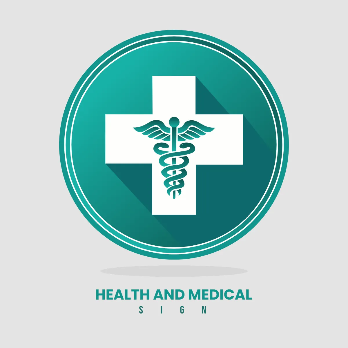 Free Health And Medical Circle Sign Clip Art Template to Edit Online