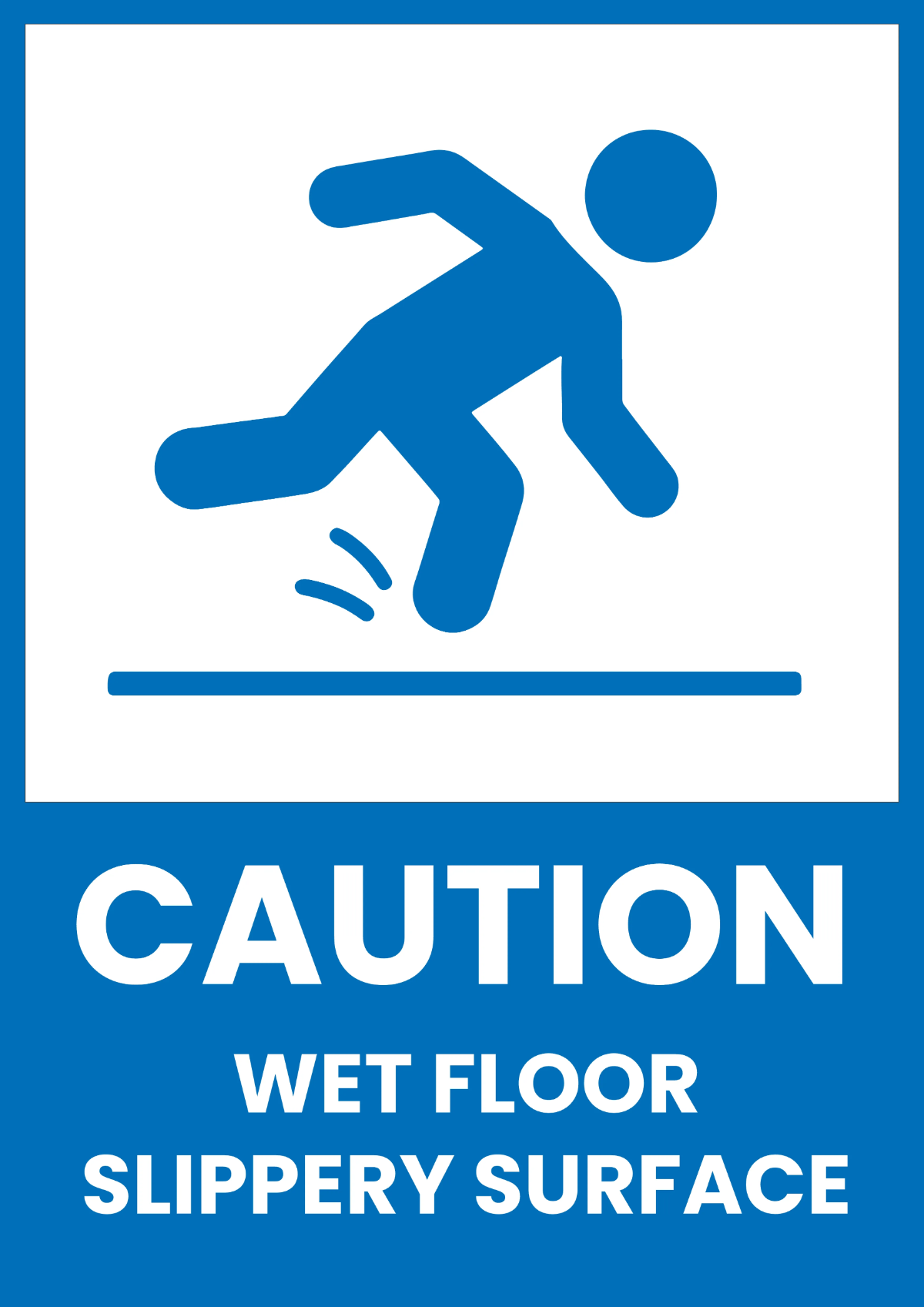 Free Wet Floor Beauty And Wellness Sign Template to Edit Online