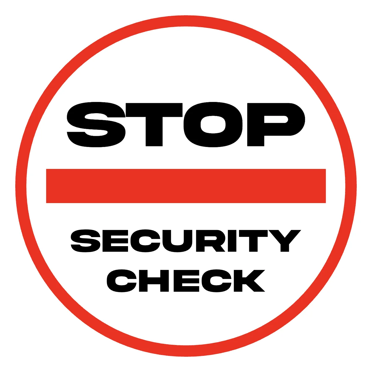 Free High Security Zone Security Forces Sign Template to Edit Online