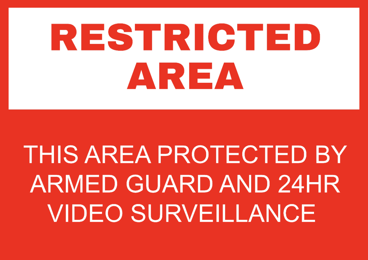 Free Use of Force Authorized Security Forces Sign Template to Edit Online