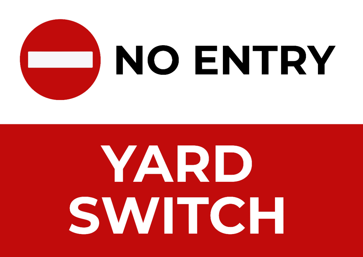 Free Switch Yard Power Plant Sign Template to Edit Online