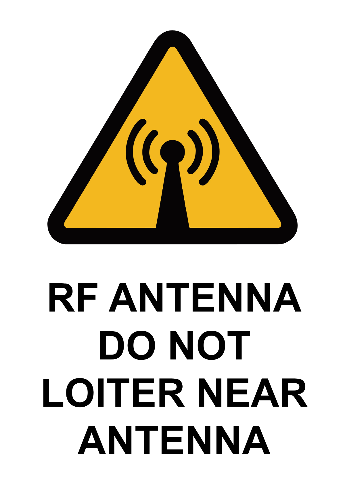 Free Communications Equipment Security Forces Sign Template to Edit Online