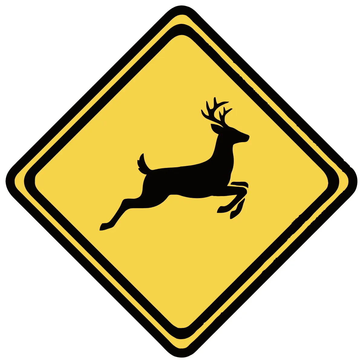 Free Deer Crossing Road And Traffic Sign Template to Edit Online Free Deer Crossing Road And Traffic Sign Template to Edit Online