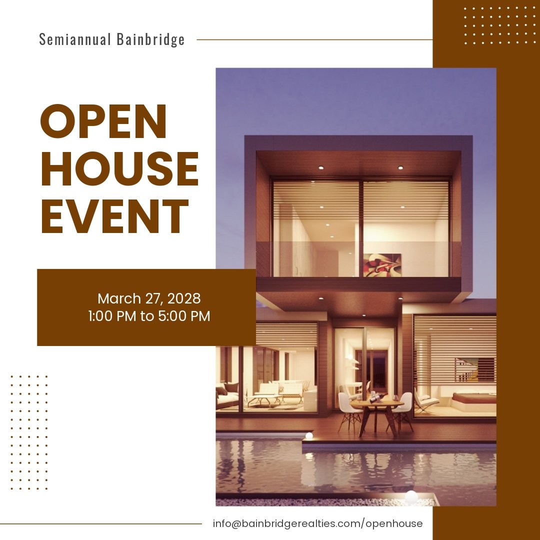 Free Open House Announcement Ad Template