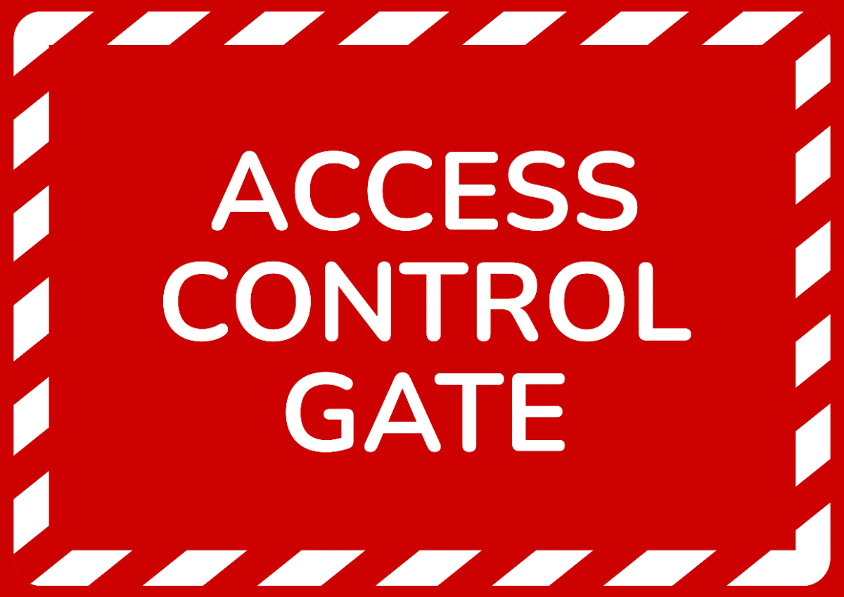 Free Access Control Gate Security Forces Sign Template to Edit Online Free Access Control Gate Security Forces Sign Template to Edit Online