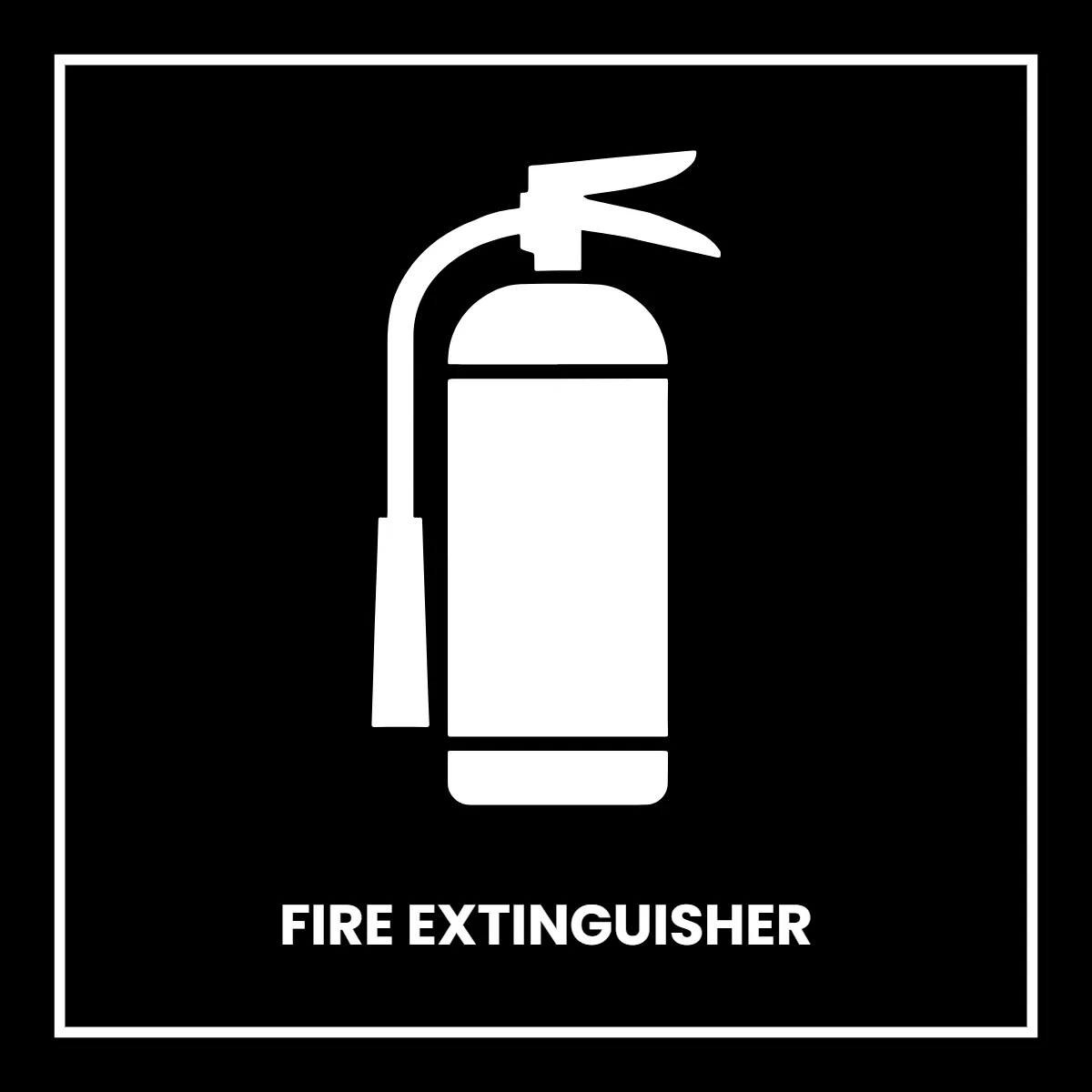 Free Fire Extinguisher Public Building Sign Template to Edit Online