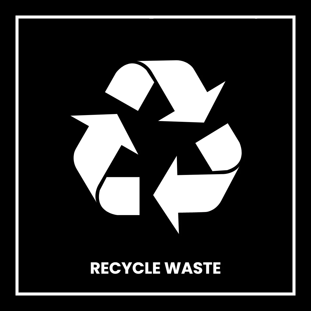 Free Recycle Waste Public Building Sign Template to Edit Online