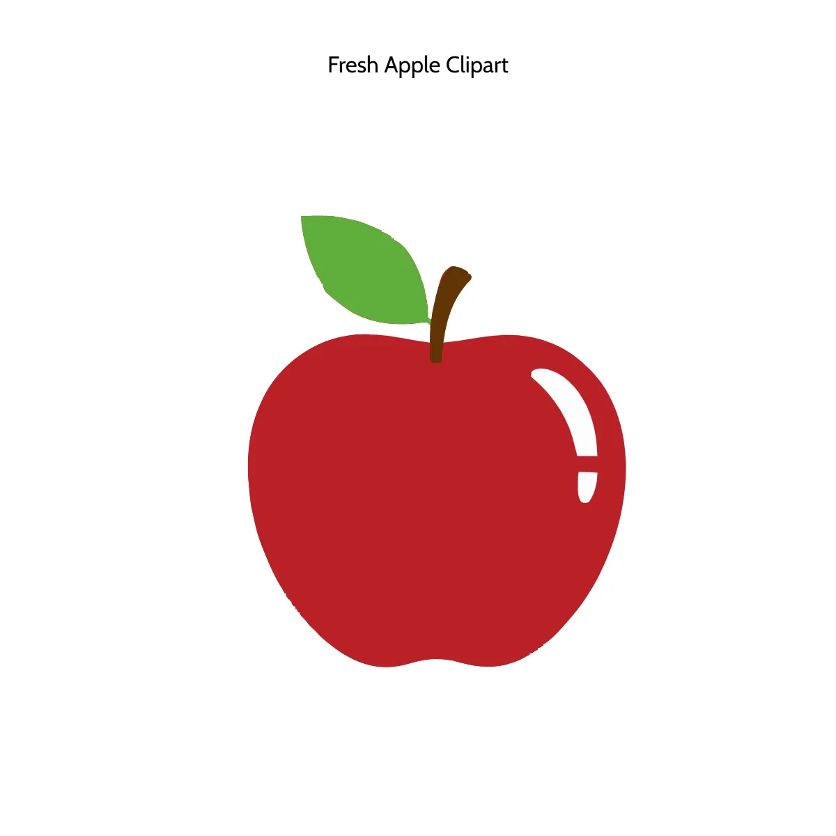 Free Fresh Apple Vector Clipart (PNG, SVG) to Edit Online