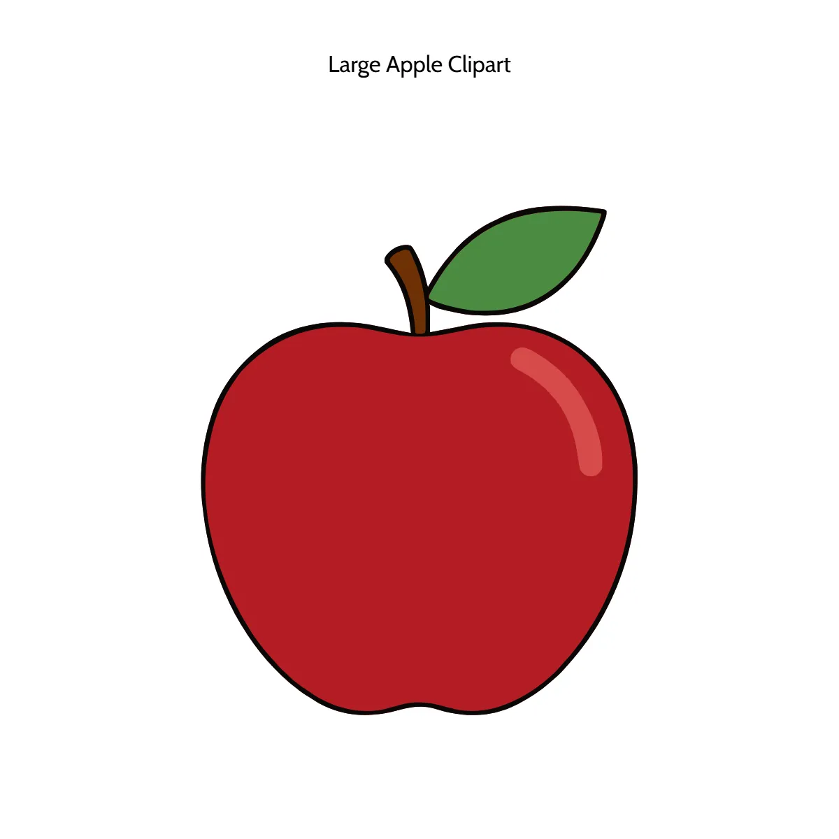 Free Large Apple Vector Clipart (PNG, SVG) to Edit Online