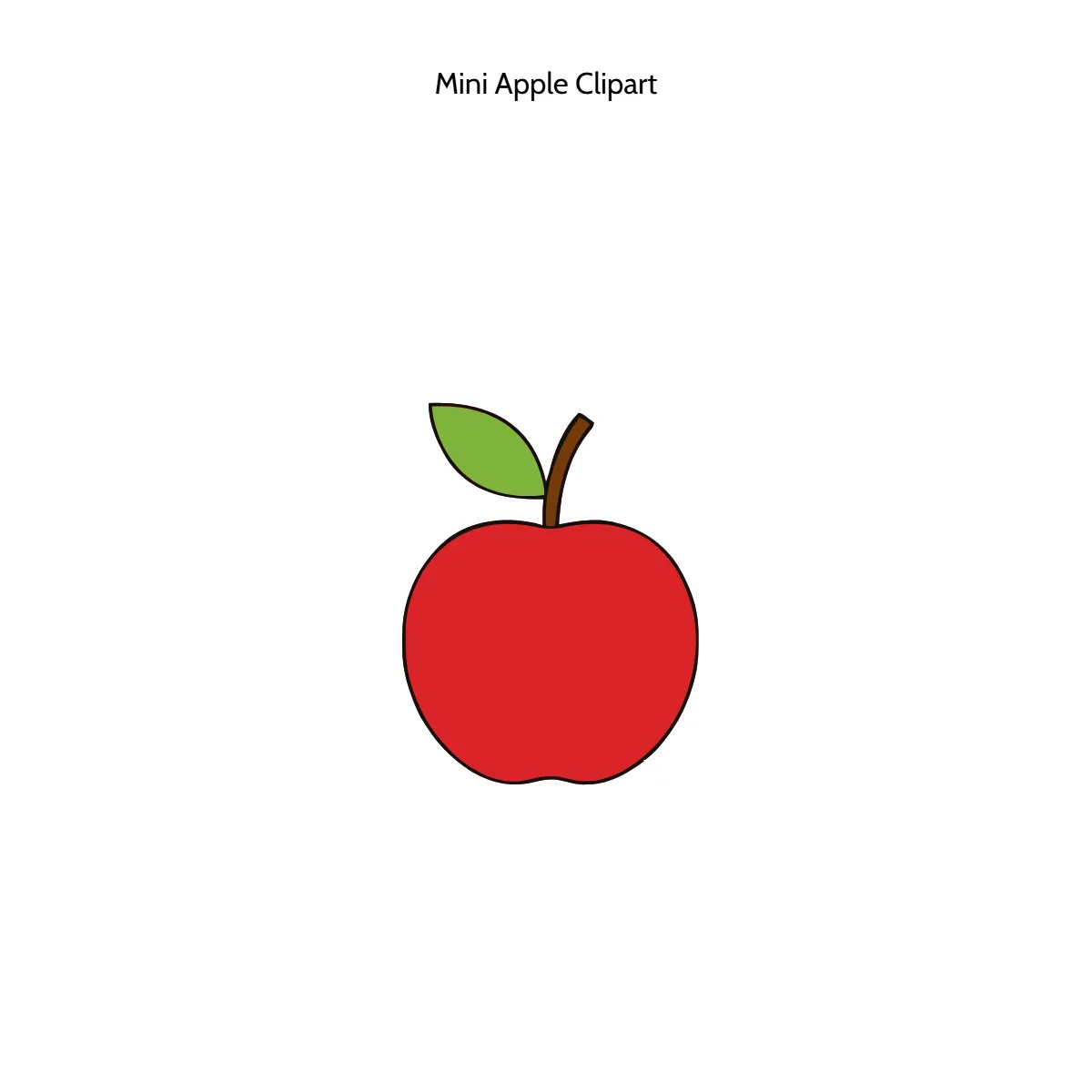Free Mini Apple Vector Clipart (PNG, SVG) to Edit Online