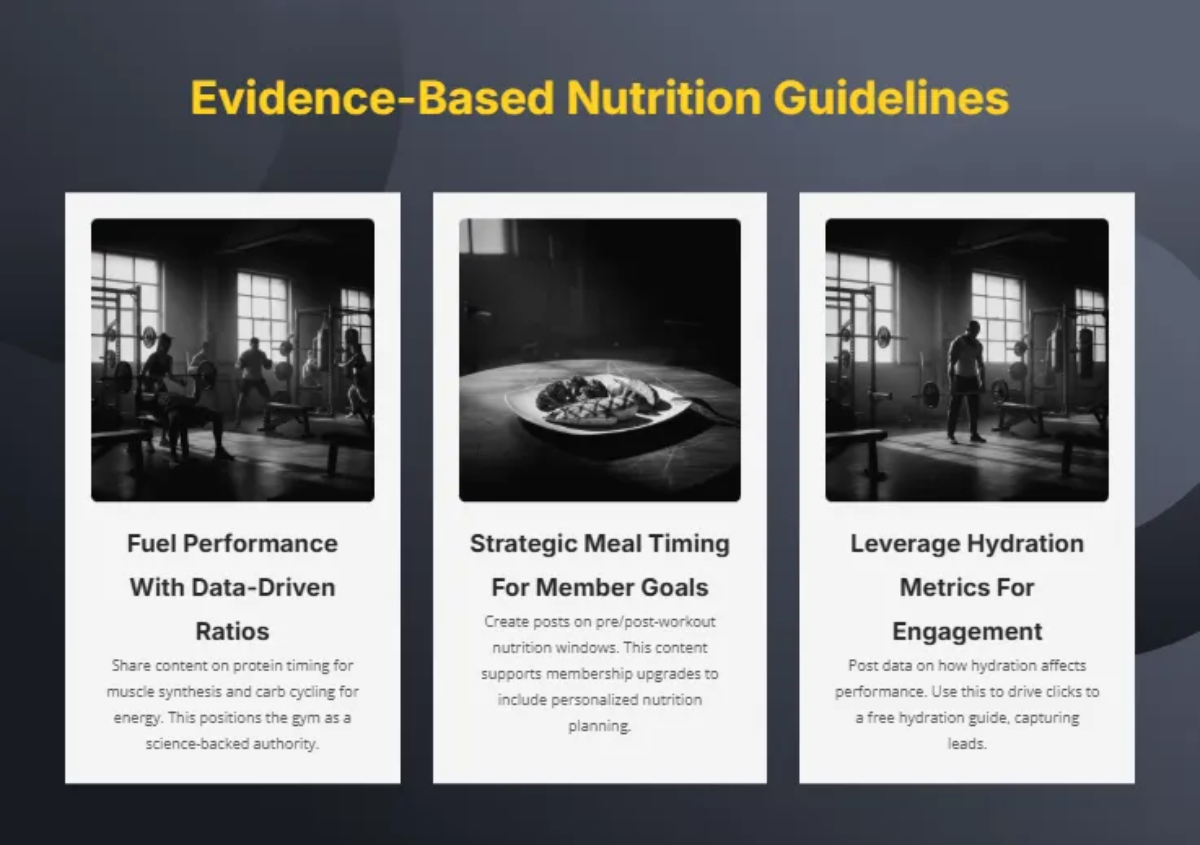 Free Fitness Gym Social Media Strategy Template to Edit Online