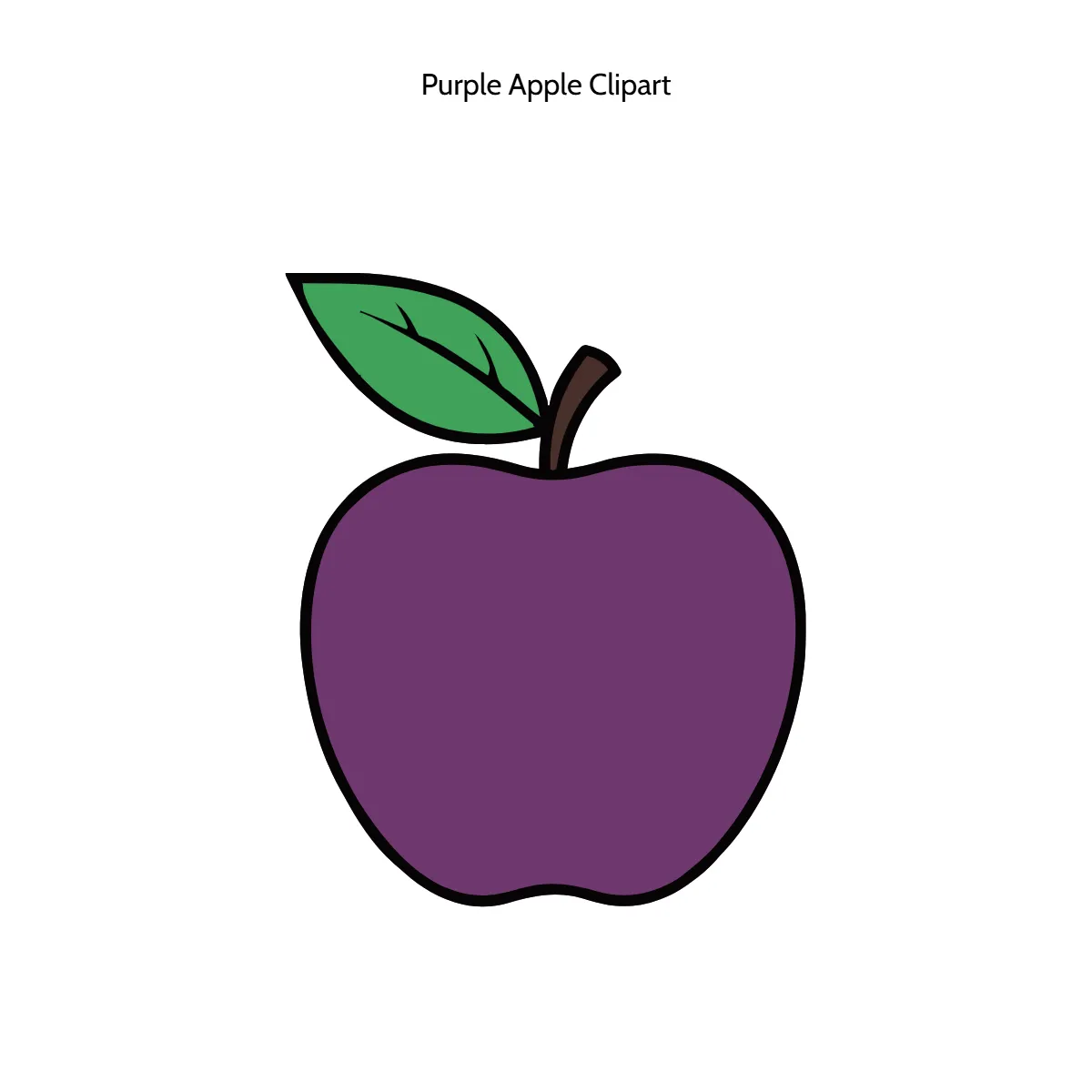 Free Purple Apple Vector Clipart (PNG, SVG) to Edit Online