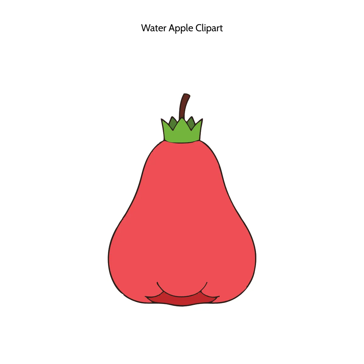 Free Water Apple Vector Clipart (PNG, SVG) to Edit Online