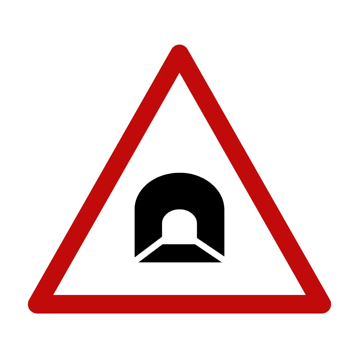 Tunnel Ahead Railway Sign Template