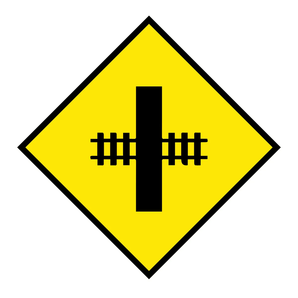 Bridge Ahead Railway Sign Template